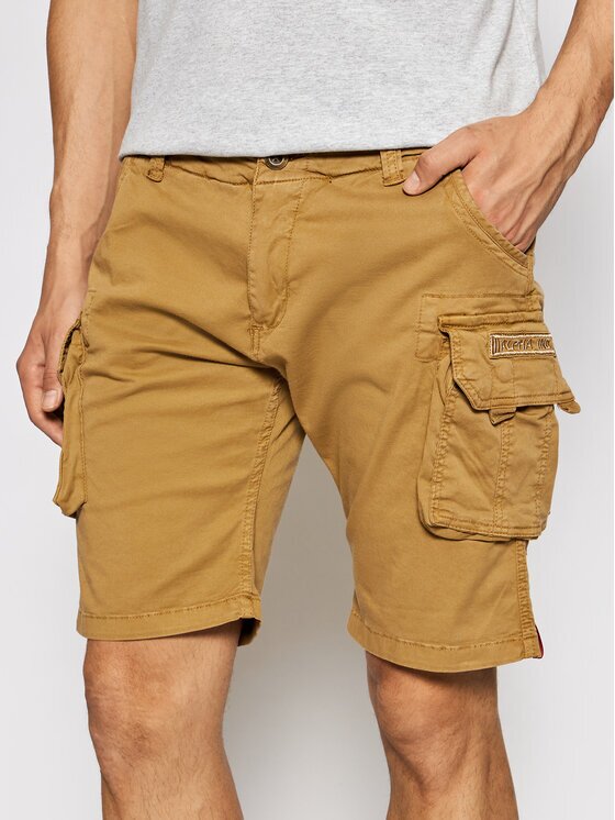 Alpha Industries Шорти от плат Crew 176203 Slim Fit