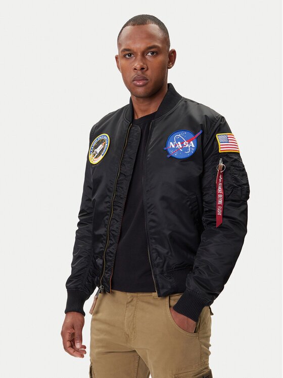 Alpha Industries Яке бомбър Nasa 166107 Regular Fit