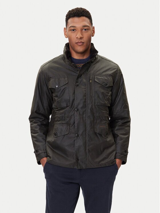 Barbour Преходно яке Sapper MWX0020BK71 Regular Fit