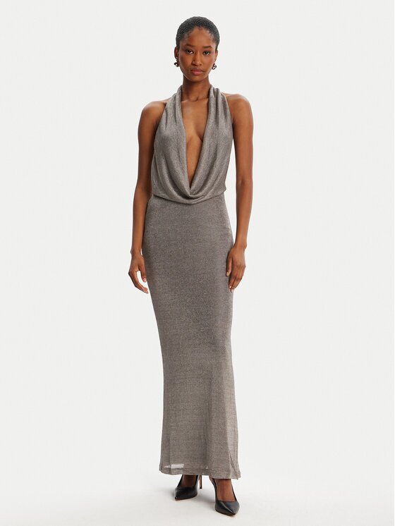 Bardot Коктейлна рокля Nola Lurex Cowl 59814DB1 Regular Fit