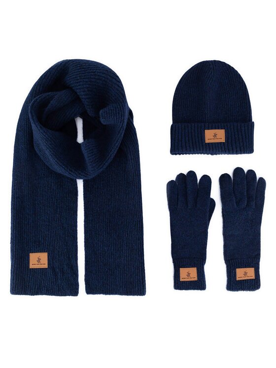 Beverly Hills Polo Club Комплект шапка шал и ръкавици BHPC-MC-001-AW24
