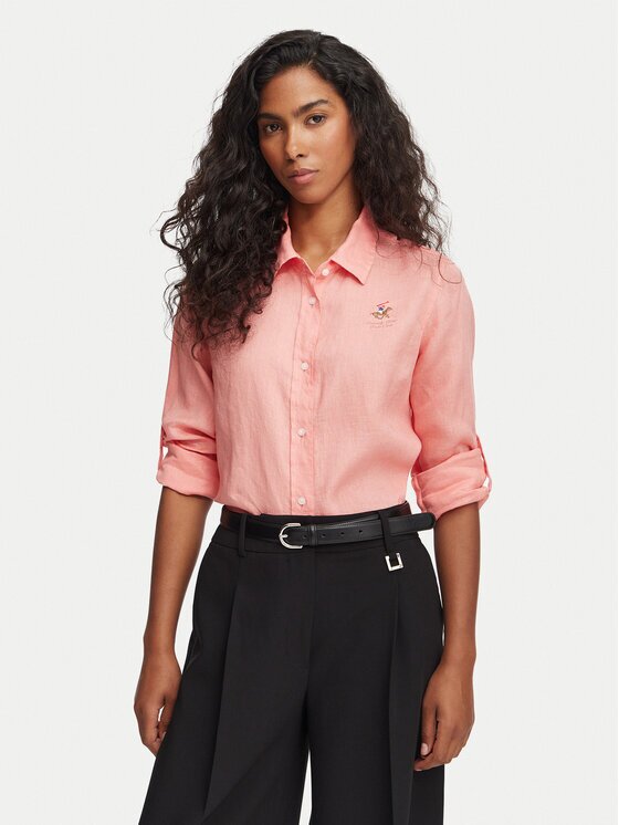 Beverly Hills Polo Club Риза P-SS26W-SH0004 Regular Fit