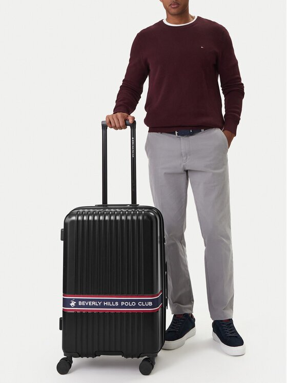 Beverly Hills Polo Club Среден куфар CEO-BHPC-M-005-08-BLACK