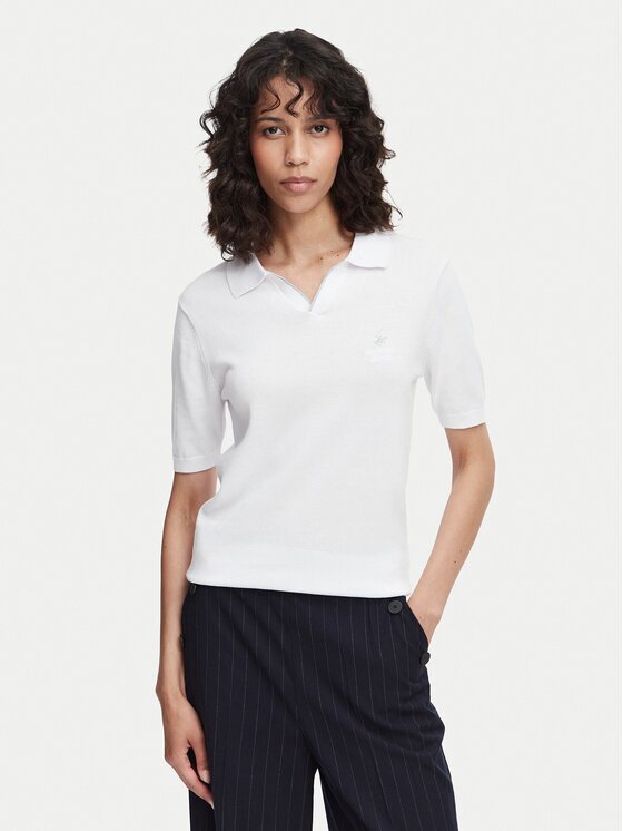 Beverly Hills Polo Club Тениска с яка и копчета P-SS26W-M550273 Regular Fit