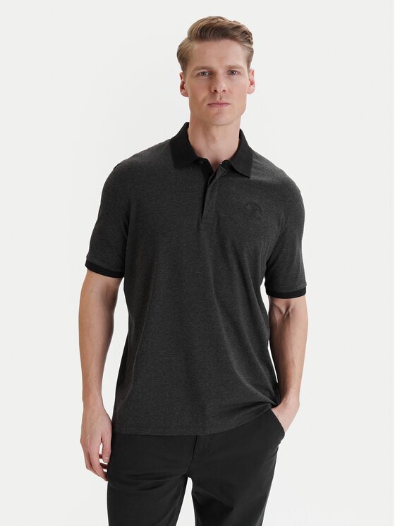 Beverly Hills Polo Club Тениска с яка и копчета W126-BHMPO-1028-48M Regular Fit