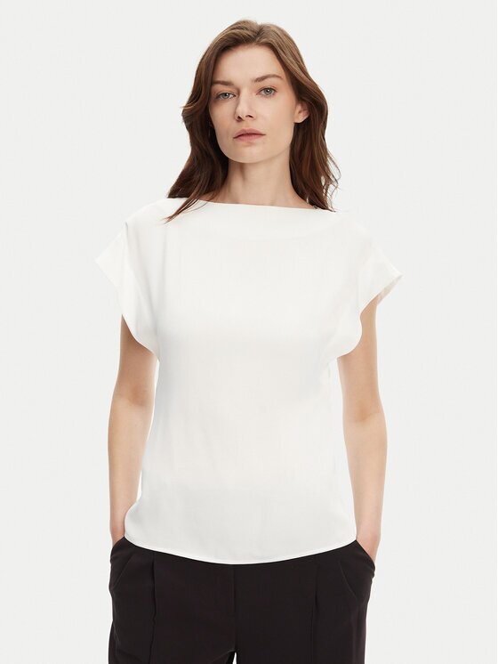 BOSS Блуза Bavati 50541815 Екрю Regular Fit