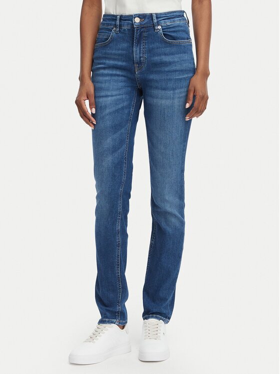 BOSS Дънки C Jackie MR 10.0 50566946 Син Slim Fit