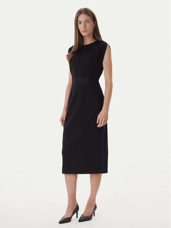 BOSS Коктейлна рокля Detira 50551898 Slim Fit