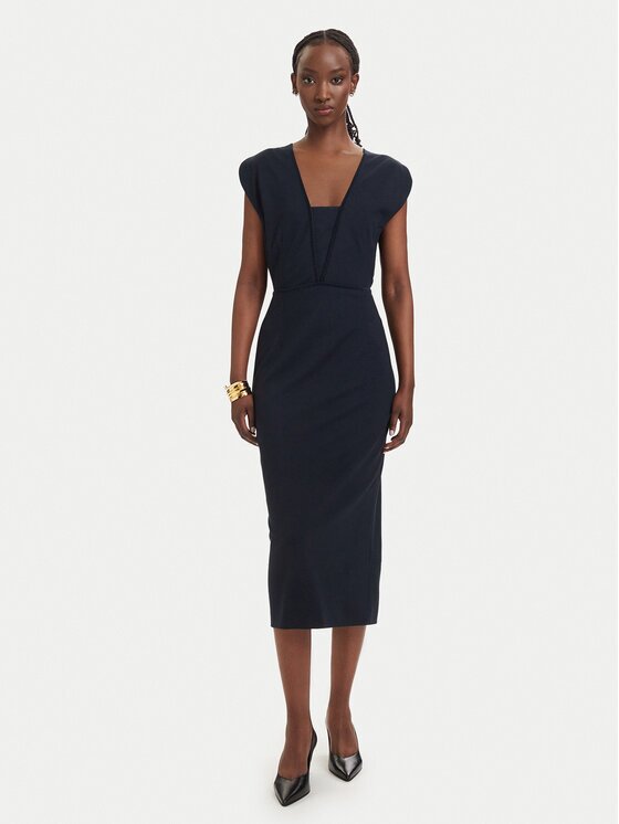 BOSS Коктейлна рокля Dorlita 50563851 Slim Fit