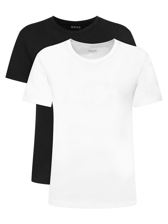 BOSS Тишърт Rn 2P Rib 50563886 Slim Fit