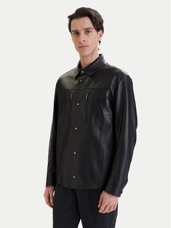 BOSS Кожено яке PS Spirit70 50560422 Regular Fit