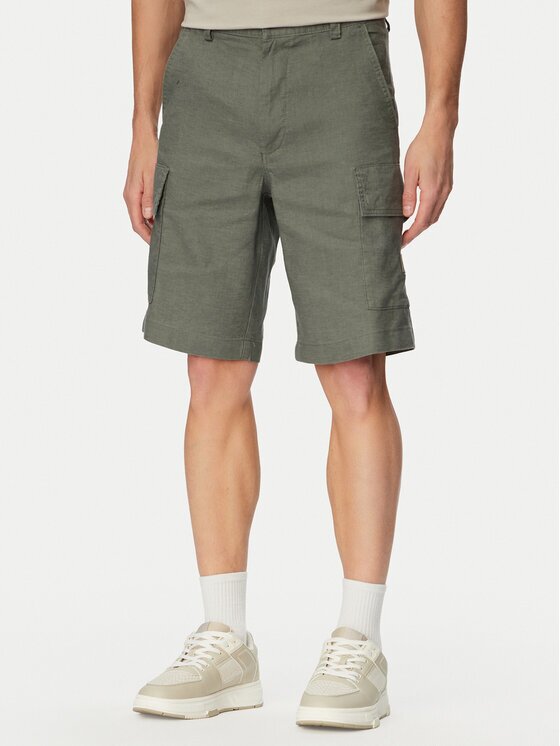 BOSS Шорти от плат Sisla 50559366 Relaxed Fit