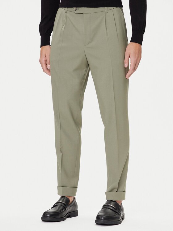 BOSS Текстилни панталони C-Perin-DPL 50545822 Tapered Fit