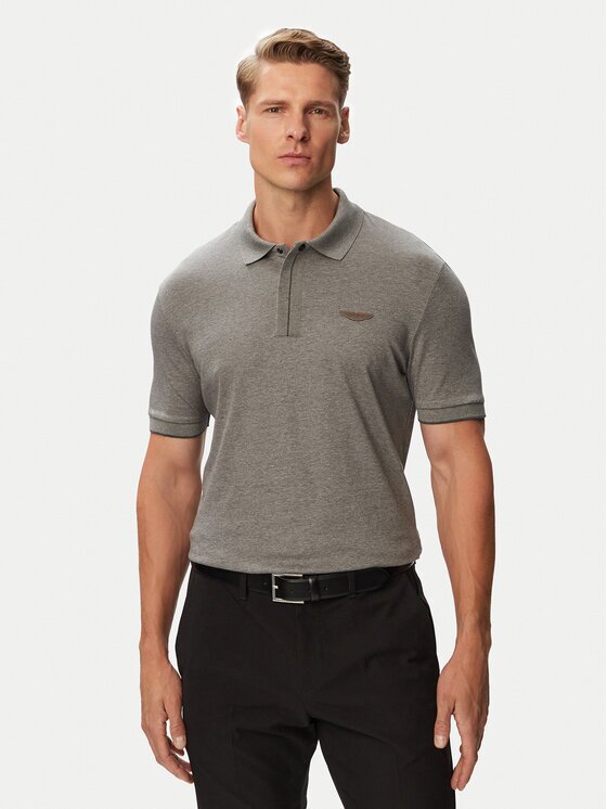 BOSS Тениска с яка и копчета C-Parlay 80 50575003 Regular Fit