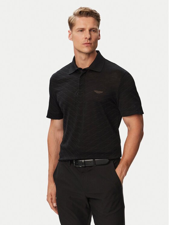 BOSS Тениска с яка и копчета C-Prout 180_AM 50565174 Regular Fit