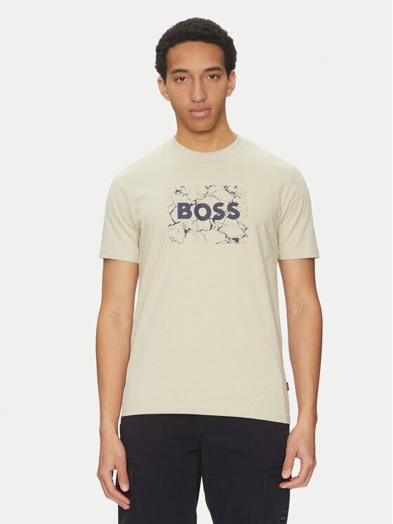 BOSS Тишърт Logo Space 50539186 Regular Fit
