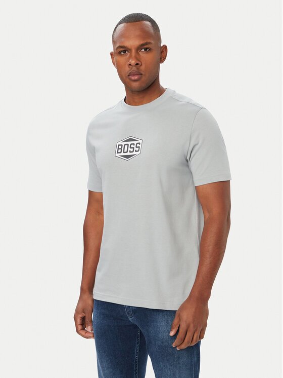 BOSS Тишърт Logo Tape2 50574200 Regular Fit