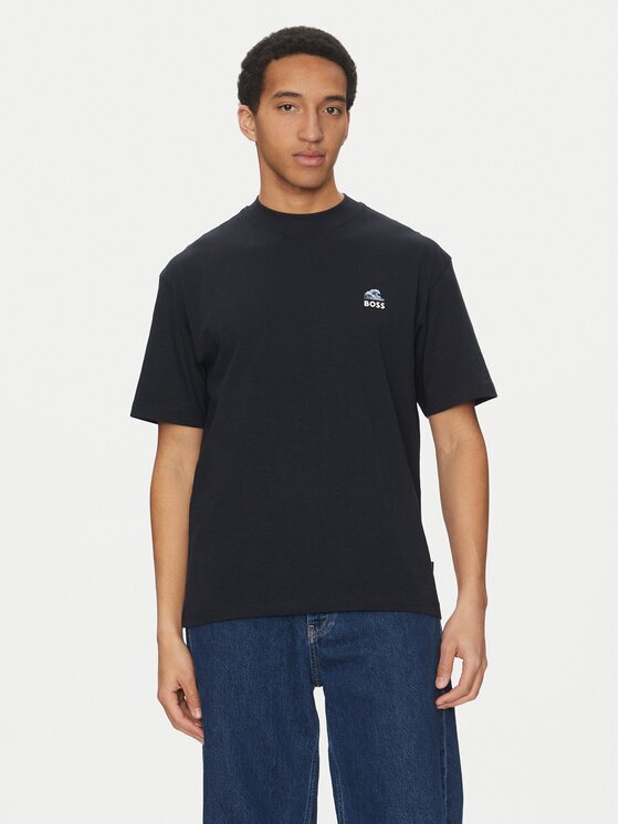 BOSS Тишърт Numbers 50540520 Relaxed Fit