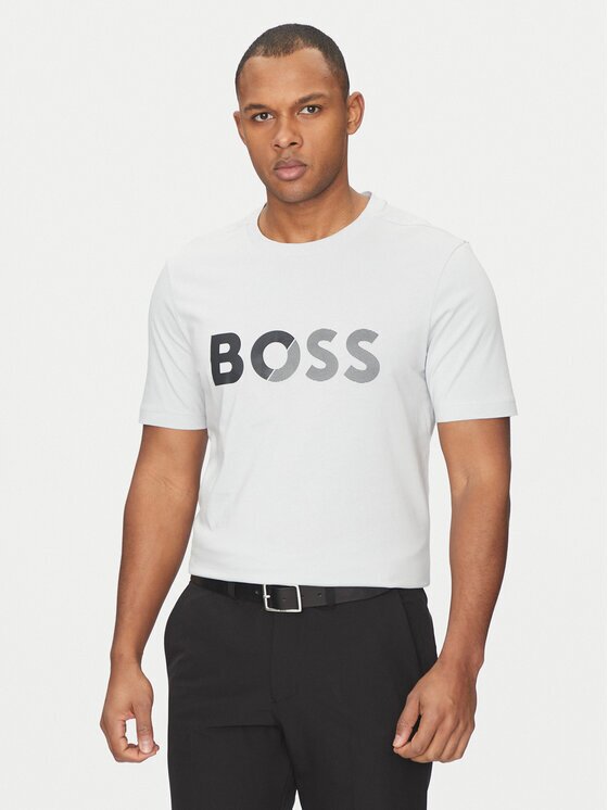 BOSS Тишърт Tape Logo 50530990 Regular Fit