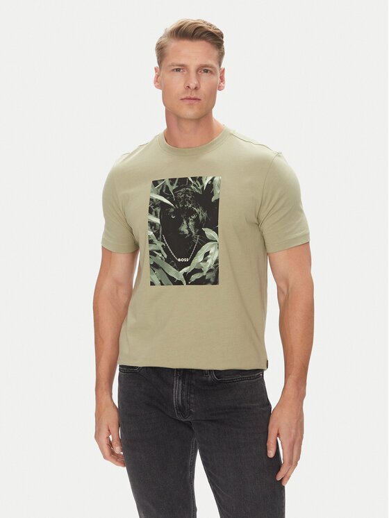 BOSS Тишърт Te_Animali 50546362 Regular Fit