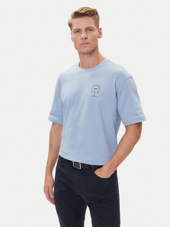 BOSS Тишърт Te_Voyage 50546370 Relaxed Fit