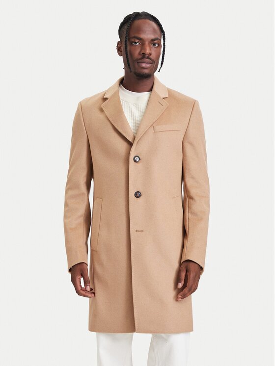 BOSS Вълнено палто H-Hyde-264 50571557 Slim Fit