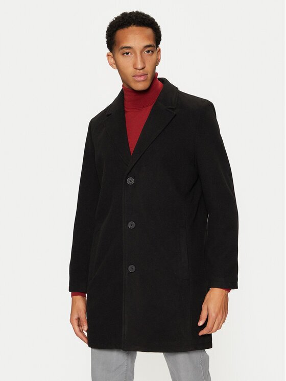 BRAVE SOUL Преходно палто MJK-AUGUSTINEBLK Regular Fit