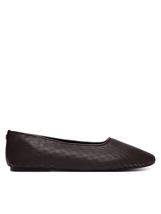 Calvin Klein Балеринки Oblique Ballerina Cut Lth HW0HW03033
