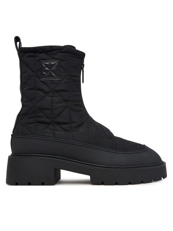 Calvin Klein Боти Chunky Zip Boot Mat Mix Aop Em HW0HW03205