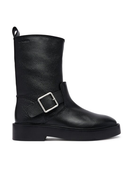 Calvin Klein Боти Conc Welt Mid Biker Boot Lth HW0HW03212