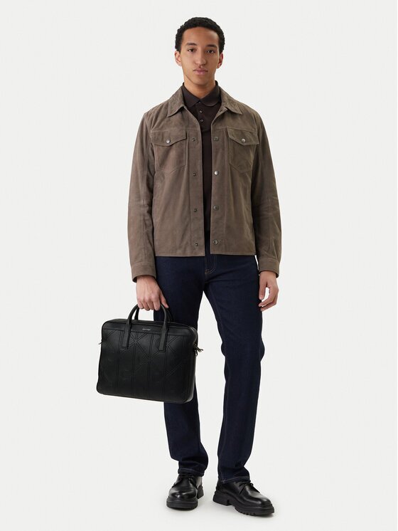 Calvin Klein Чанта за лаптоп Emblem Aop Emboss Commuter LV04D3329G