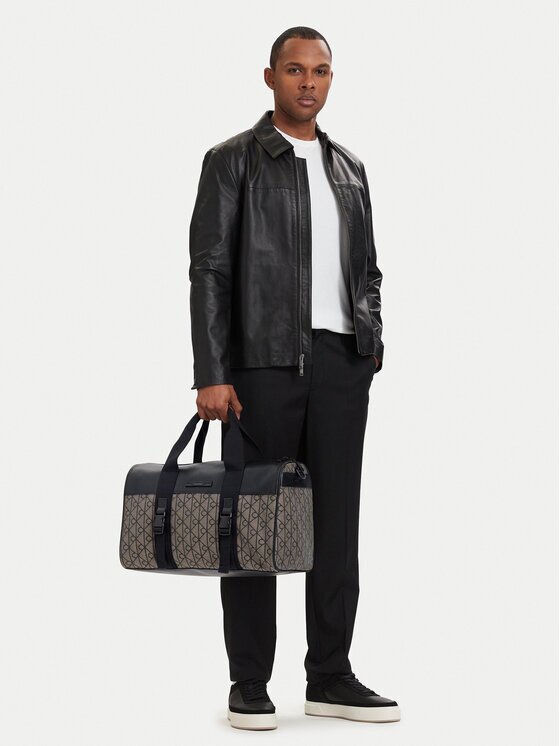 Calvin Klein Чанта за уикенд Mixed Emblem Aop LV04D3379G