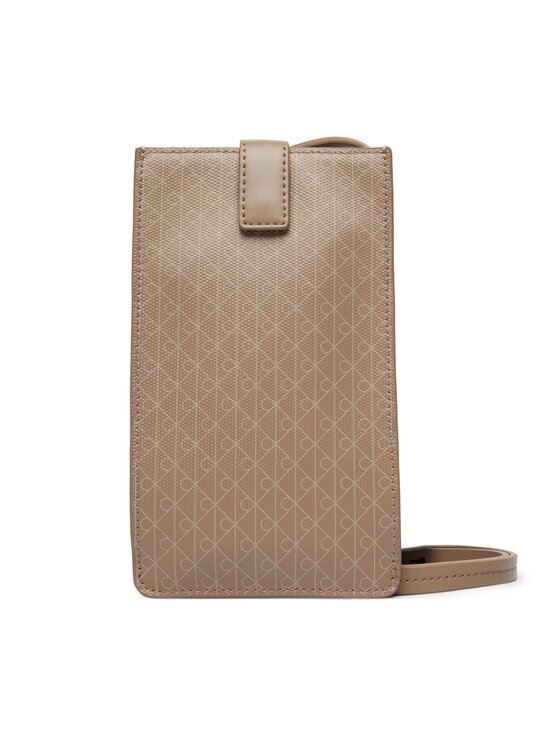 Calvin Klein Чантичка за телефон Emblem Aop Phone Crossbody LV04F1115G