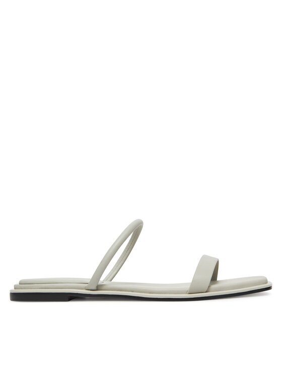 Calvin Klein Чехли Flat Sandal Squared 2-Bar Lth HW0HW02532