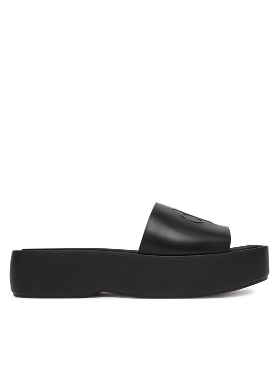 Calvin Klein Чехли Flatf Sndl Lth Mg HW0HW03026