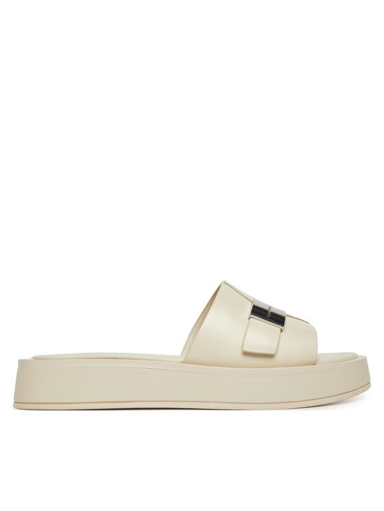 Calvin Klein Чехли Flatform Slide W/Ck Hw - Lth HW0HW02368