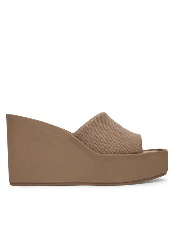 Calvin Klein Чехли Wedge 70 Sndl Canv Mg HW0HW03134