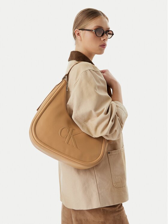 Calvin Klein Дамска чанта Bold Ck Crescent LV04F3427G