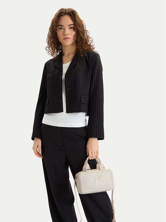 Calvin Klein Дамска чанта Bold Ck Bauletto Crossbody LV04F3411G
