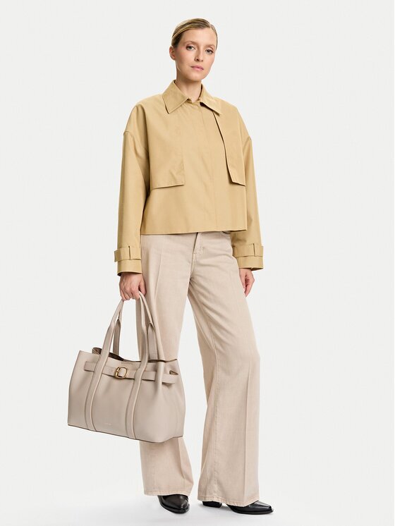 Calvin Klein Дамска чанта Buckle Medium Tote LV04F3294G