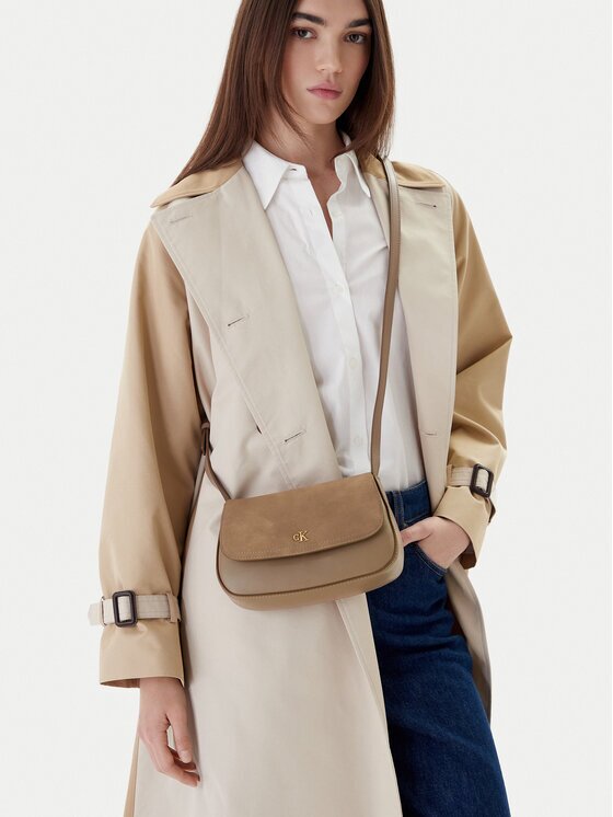 Calvin Klein Дамска чанта Ck Brushed Flap Camera Bag LV04F3409G