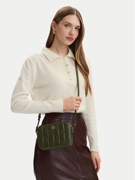 Calvin Klein Дамска чанта Quilted Double Zip Camera Bag LV04F3328G