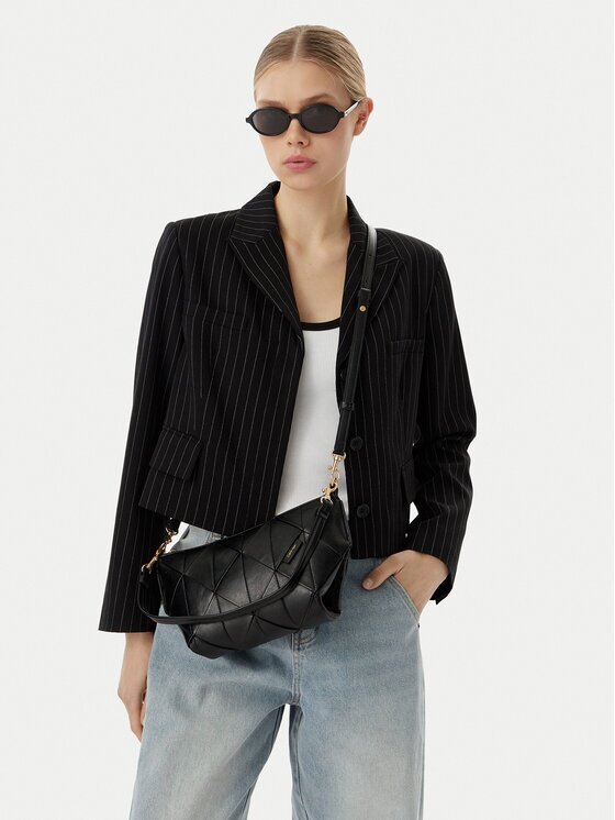 Calvin Klein Дамска чанта Woven Shoulder Bag LV04F3546G