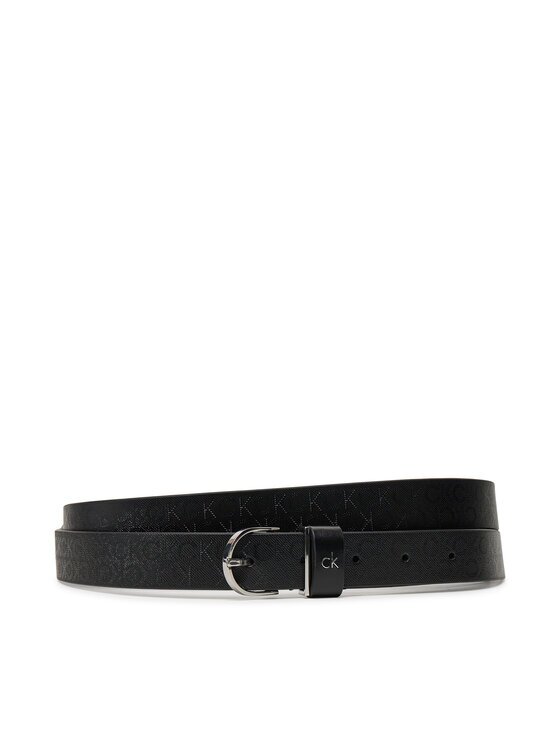 Calvin Klein Дамски колан Ck Metal Round Buckle 2.5_Mono K60K613150