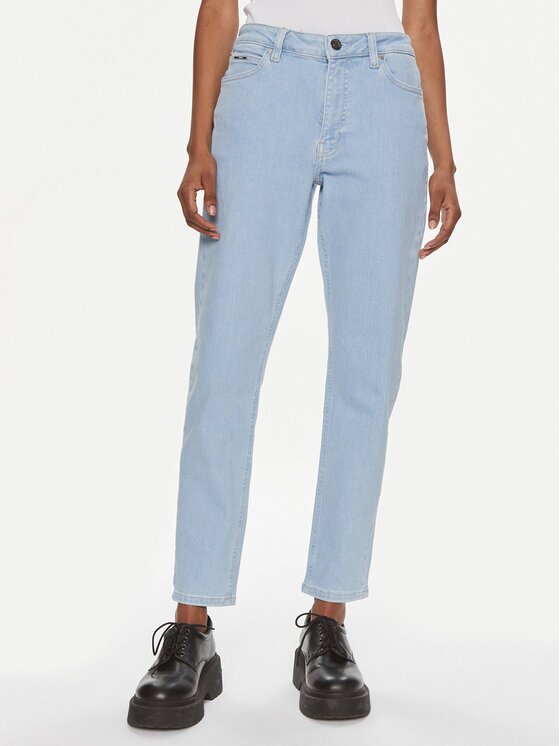 Calvin Klein Дънки K20K206578 Светлосиньо Slim Fit