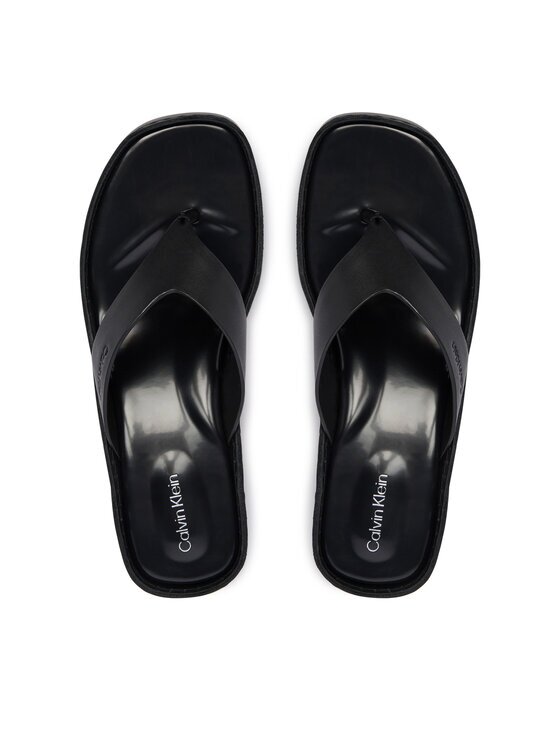 Calvin Klein Джапанки Block Heel Sndl Thong Lth HW0HW02913
