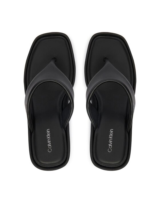 Calvin Klein Джапанки Wedge 70 Sndl Thong Lth HW0HW02880