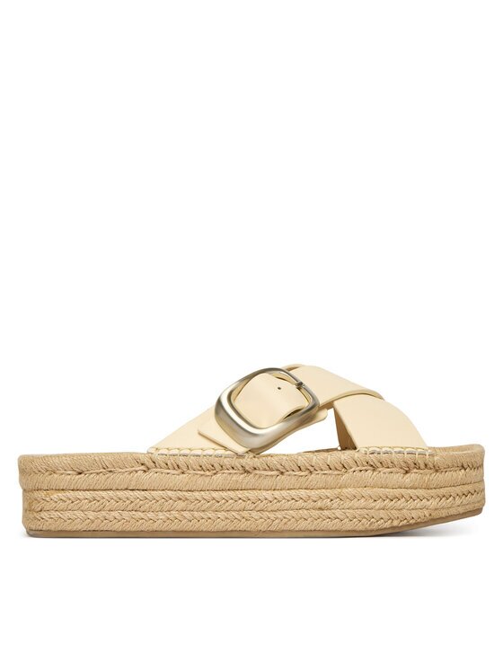 Calvin Klein Чехли Flatf Espadrill Cross Lth Hdw HW0HW02892
