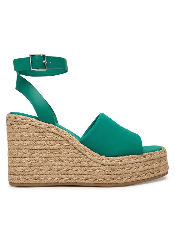 Calvin Klein Еспадрили Wedge Espad 70 Neopr Mg HW0HW03014