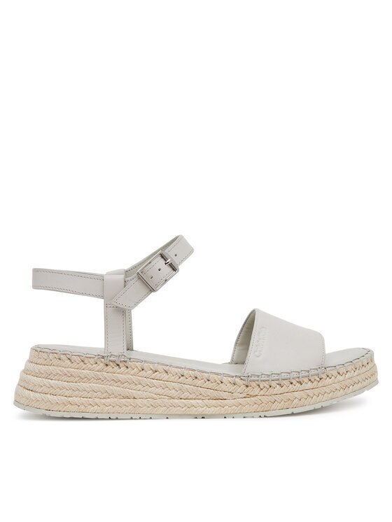 Calvin Klein Еспадрили Wedge Rope Sandal Lth HW0HW02546